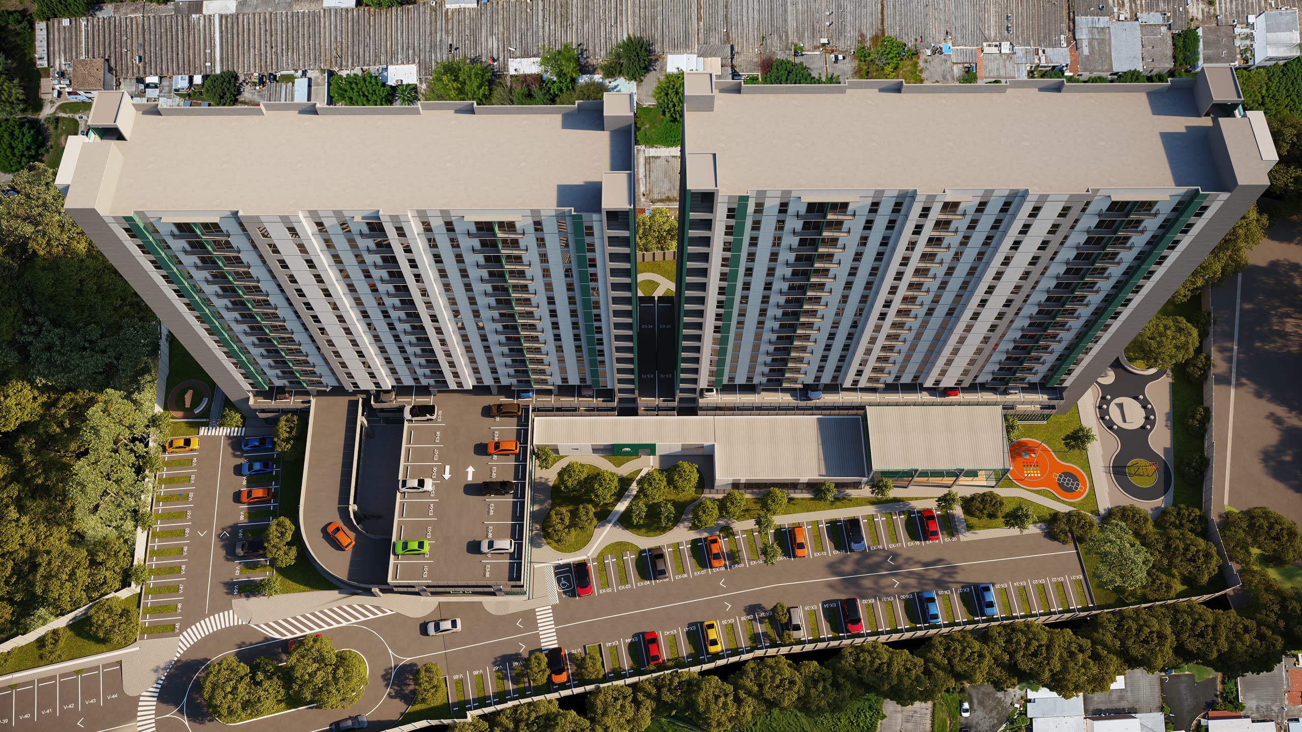 Renacer Condominio — Vista aérea